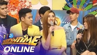 Its Showtime Online TNT2 Q4 Semifinalists Reggie and Arabelle give hints on their song choices [upl. by Sehguh]