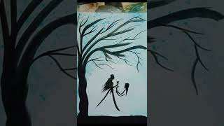 Easy couple drawingdrawingartyoutubeshortsshortscolourcouplecouplepaintinghowtodrawsketch [upl. by Beall]