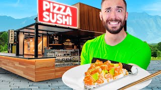 Mangio il PRIMO SUSHI di PIZZA in ITALIA Non odiatemi vi prego [upl. by Nakasuji]