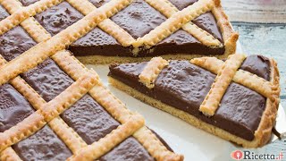 Crostata alla Nutella che rimane morbida  Ricettait [upl. by Assiruam]