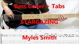 Myles Smith  Stargazing BASS COVER TABS preview [upl. by Hcra]