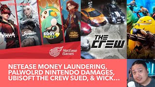 NetEase Money Laundering Palwolrd Nintendo Lawsuit Damages Ubisoft The Crew Sued amp Wicked dolls [upl. by Dwayne]