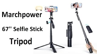 Marchpower 67 Selfie Stick Tripod [upl. by Evanthe]