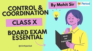 Control And Coordination  Class 10  CBSE Science Important Topic  Hindi Explanation [upl. by Erina814]