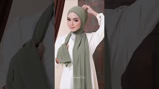 SHAWL Tutorial  Cara Pakai Tudung Shawl Gaya Simple amp Elegan [upl. by Feer]