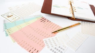 How To Make Custom Foiled Planner Stickers [upl. by Tecu]