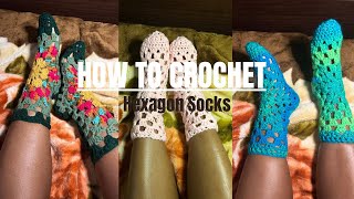 Hexagon Sock Tutorial [upl. by Hsreh15]