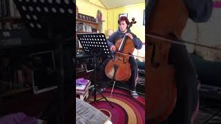 Caccini Ave Maria Cello piano [upl. by Yaner]