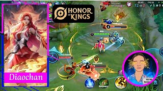 Gameplay Diao chan Honor Of Kings Tutorial Hero Diaochan Top global Diaochan [upl. by Lyrak]