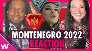 Vladana quotBreathequot Reaction  Montenegro Eurovision 2022 [upl. by Ajit684]