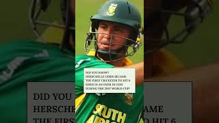 Did you know Herschelle Gibbs became the first cricketer to hit 6 sixes herschellegibbs cricket [upl. by Aihsenak]