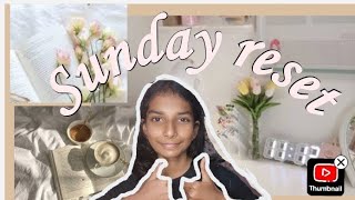 Sunday reset vlog ✨ll exam week ll as 9th graderll asthetic desk clean 🫧🫧 ll viralvideos [upl. by Yenttihw]