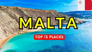 13 Best Places To Visit In Malta 🇲🇹  Malta Travel Guide 2024 [upl. by Llerref868]