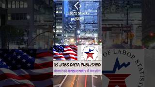 US Jobs Data 🔥 Sensex NIFTY on Monday 💥 sensex nifty ytshorts [upl. by Lontson]