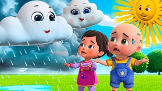 Badal Raja  Pani Barsa Chhaam Chhaam  Barish aayi  Hindi Nursery Rhymes amp Kids Balgeet Poems [upl. by Tirreg]