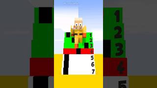 Help Saitama Dance Stairs Race vs Entity minecraft shorts saitama [upl. by Nerrot411]