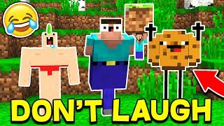 BEST TRY NOT LAUGH CHALLENGE WITH UNSPEAKABLEGAMING amp MOOSECRAFT Minecraft Edition [upl. by Anelehs823]