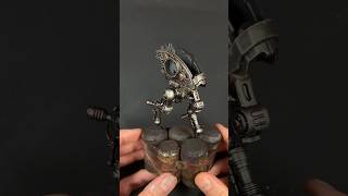 How to paint metal parts for Knight Armiger in few stepswarhammer40k imperialknights miniature [upl. by Comyns302]