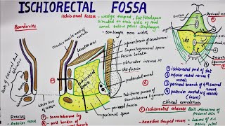 Ischiorectal Fossa  Ischioanal Fossa [upl. by Aiket592]