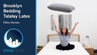 Brooklyn Bedding Talalay Latex Pillow Review [upl. by Zavras887]