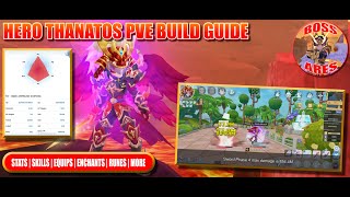 Ragnarok M Eternal Love  Hero Thanatos PVE Build Guide  Updated February 2024 [upl. by Essilec]