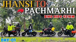 Jhansi To Pachmarhi Bike Ride 421km  pachmarhi pachmarhihillstation  JITENDRA JACKSON VLOG 681 [upl. by Goldy]