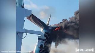 Carnival cruise ship that left Florida catches fire  NewsNation [upl. by Brion383]