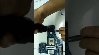 How to repair main board Hp EliteBook 8460p No display [upl. by Atinoj693]