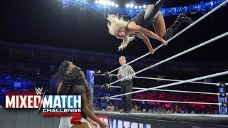 Charlotte Flair takes out Jimmy Uso amp Naomi in WWE Mixed Match Challenge showdown [upl. by Enialed923]