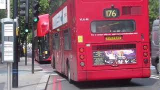 LJ53 BAUVLA48 on Route 176 London Rd Elephant amp Castle  24th August 2017 [upl. by Amice]