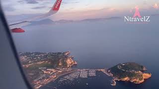 Best Landing at Naples Capodichino Airport  Amsterdam to Naples Flight  EZY 4232  NAPOLI  ITALY [upl. by Jezabel337]