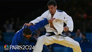 Takanori Nagase wins backtoback judo golds in convincing fashion  Paris Olympics  NBC Sports [upl. by Nairrad]