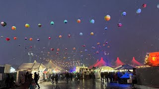 Now live  Winter Tollwood Festival in Munich [upl. by Esiuolyram]