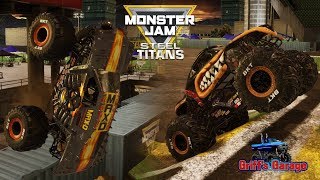 10 Truck Las Vegas Freestyle  Monster Jam Steel Titans [upl. by Teufert]