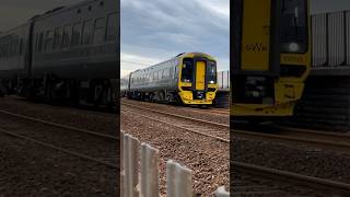 GWR class 158 skips down the seawall on the Exmouth to Paignton service158749 DMU [upl. by Eidualc961]