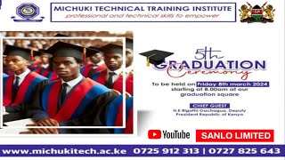 5TH GRADUATION CEREMONYMICHUKI TECHNICAL TRAINING INSTITUTE [upl. by Merry]