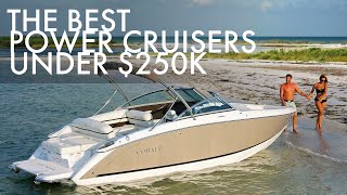 Top 5 Power Cruiser Yachts Under 250K  Price amp Features [upl. by Anirtac]