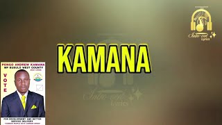 Londa Pong Andrew Kamana  Bubulo West Lyrics Video 4k kamana pongoandrewkamana bubulowest [upl. by Ydissac955]