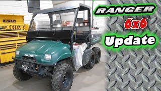 04 Polaris Ranger 6x6 Update Roof Rear Window Front Lift amp Problems [upl. by Adriane12]