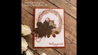 Stampin Up Gather Together Layered Card Tutorial [upl. by Hedvige425]