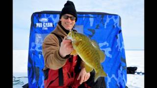 Epic Ice FishingOneida Lake NY Crazy 2014 Ice Fishing Season [upl. by Nilla939]