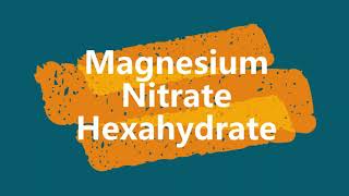 Magnesium Nitrate Hexahydrate [upl. by Gert]