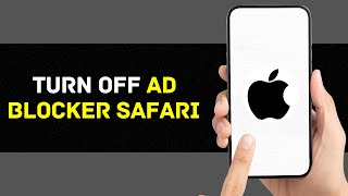 How to Turn Off Ad Blocker Safari iPhone 2024 FULL GUIDE [upl. by Noit]