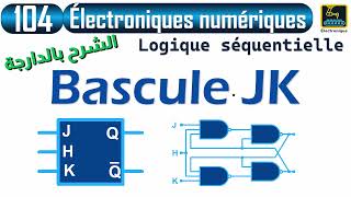 104 Logique séquentielle Bascule JK [upl. by Leciram]