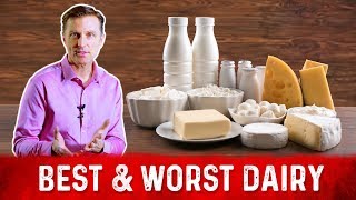 Best and Worst Dairy Milk Products – DrBerg on Dairy Products [upl. by Neyugn774]