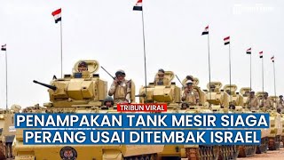 Usai Dihantam Tank Israel Tentara Mesir Kini Pamer Peralatan Tempur [upl. by Mace210]