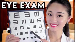 ASMR Eye Doctor  Relaxing Eye Exam [upl. by Ebbarta]