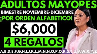 🎁 ¡Increíble 4 Regalos para Adultos Mayores 65 Depósito de Noviembre y Tarjetas Bienestar [upl. by Ahsert901]