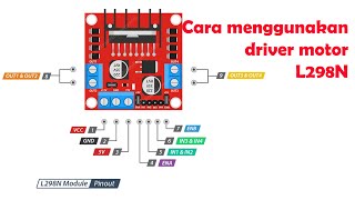 Cara menggunakan modul driver motor L298N [upl. by Jerrold]