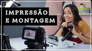 Processo de impressão e montagem dos meus planners [upl. by Elreath]